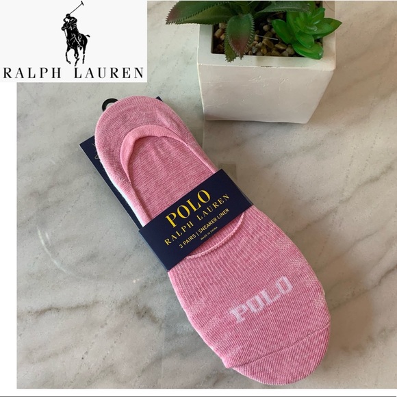 Ralph Lauren Accessories - Ralph Lauren Polo No Show Socks - 3 Pairs